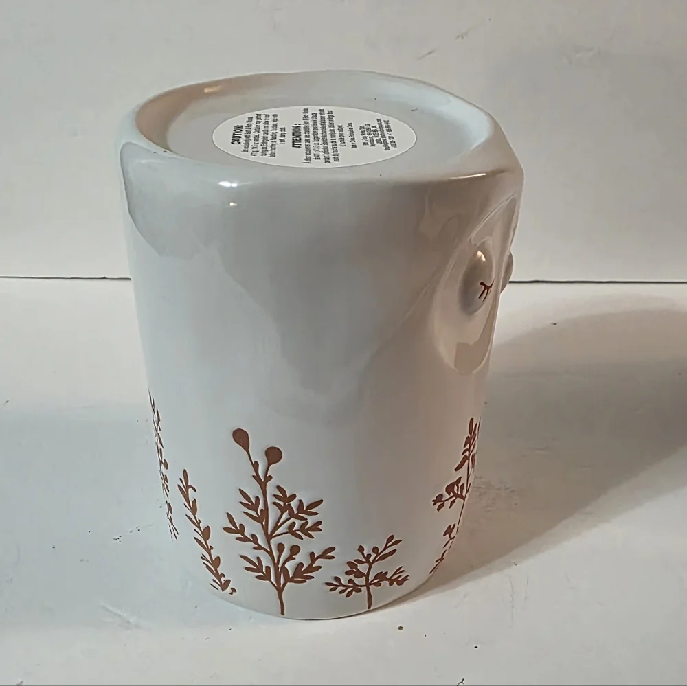 Bath And Body Works Owl 3 Wick Candle Holder